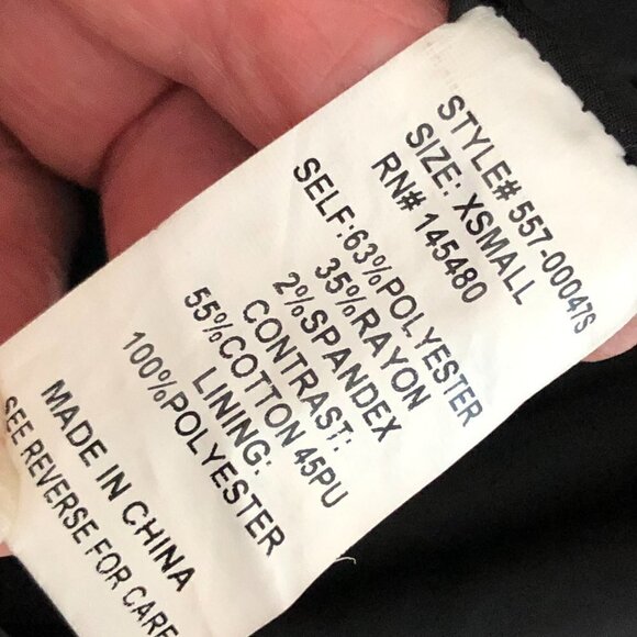 Movint Mini Faux Leather Trim Skirt - Dark Academia Prep School - Picture 8 of 10